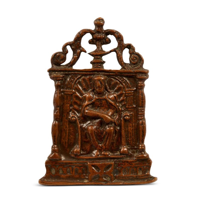 



Spain, 16th century, Ecce Homo, bronze  - Auction PLAQUETTES, MEDALS, AND SMALL BRONZE SCULPTURES FROM THE COLLECTION OF MARIO SCAGLIA AND OTHER PROVENANCES - Pandolfini Casa d'Aste