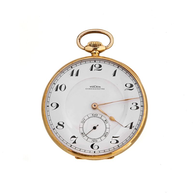 



VULCAIN YELLOW GOLD POCKET WATCH  - Auction WATCHES AND PENS - Pandolfini Casa d'Aste