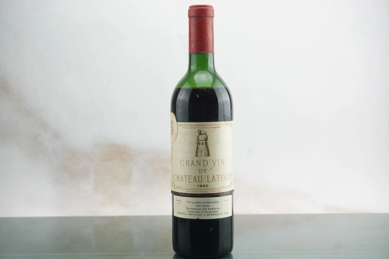Ch&acirc;teau Latour 1965  - Asta Smart Wine 2.0 | Christmas Edition - Pandolfini Casa d'Aste