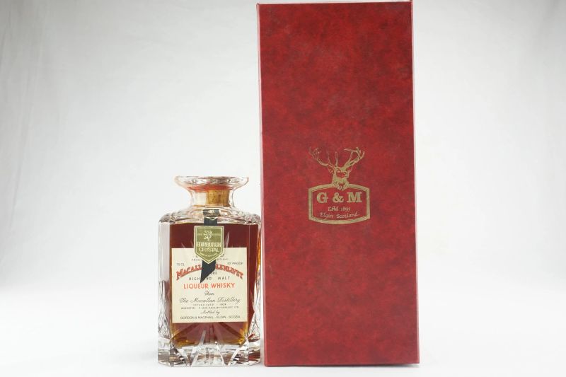Macallan-Glenlivet 1937  - Asta Dal Rosso all'Oro - Whisky e Distillati da Collezione - Pandolfini Casa d'Aste