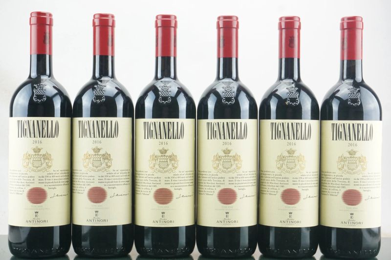 Tignanello Antinori 2016  - Auction LA RAFFINATEZZA DELLA COMPLESSITA' - Fine and Rare Wine - Pandolfini Casa d'Aste