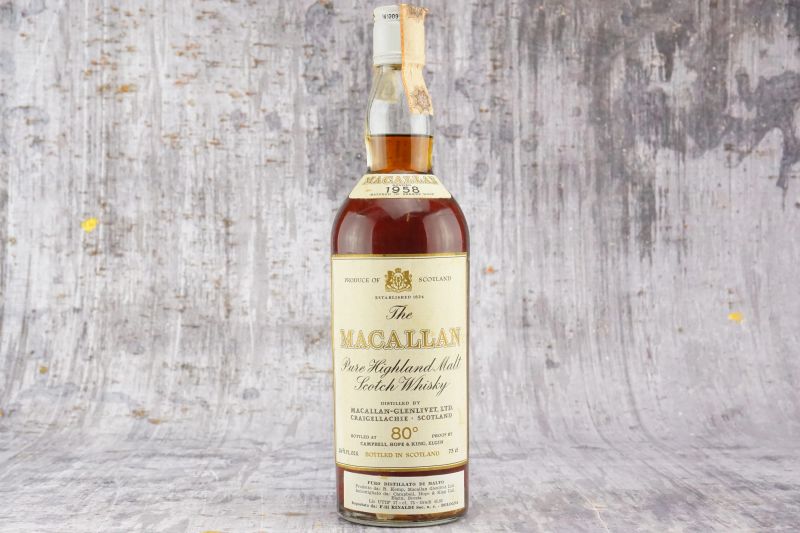 Macallan 1958  - Auction Rum, Whisky and Collectible Spirits | Online Auction - Pandolfini Casa d'Aste