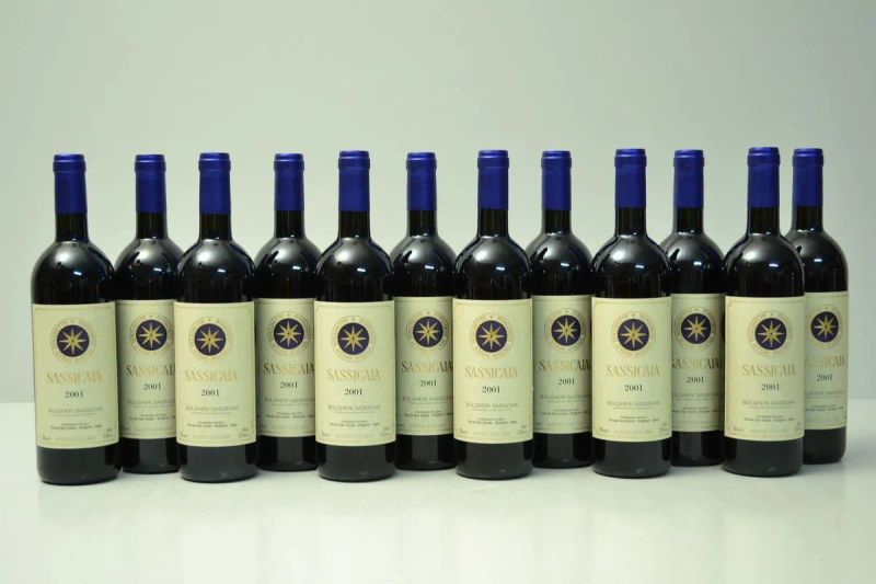 Sassicaia Tenuta San Guido 2001  - Asta VINI PREGIATI DA IMPORTANTI CANTINE ITALIANE - Pandolfini Casa d'Aste