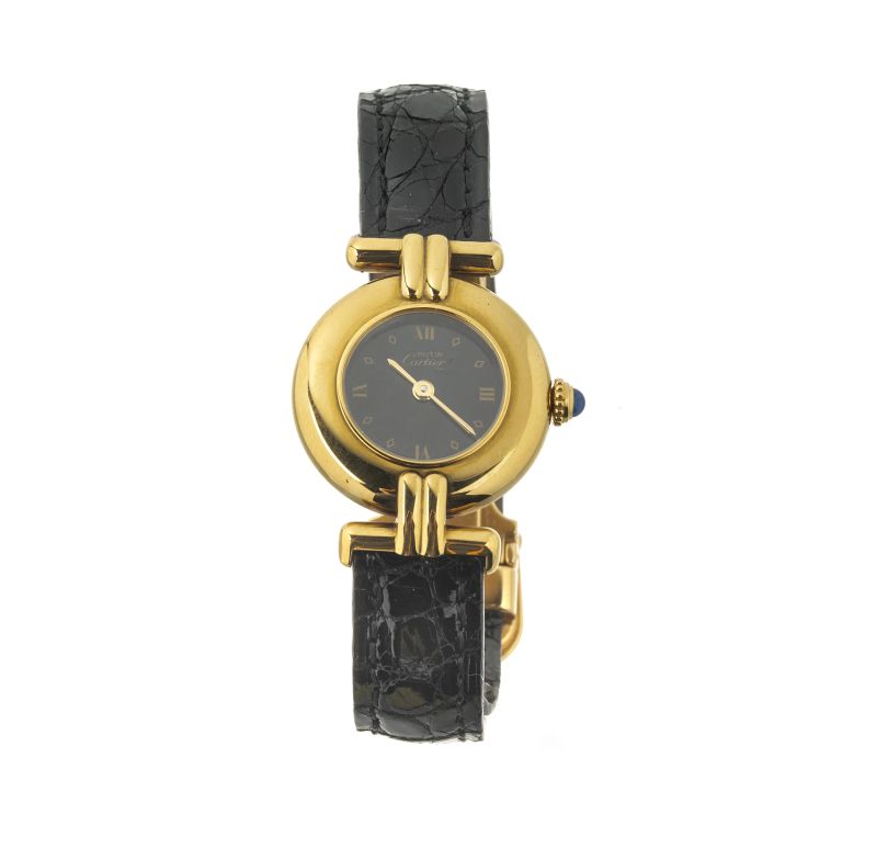



CARTIER MUST DE CARTIER COLISEE VERMEIL SILVER LADY'S WATCH  - Auction WATCHES - Pandolfini Casa d'Aste