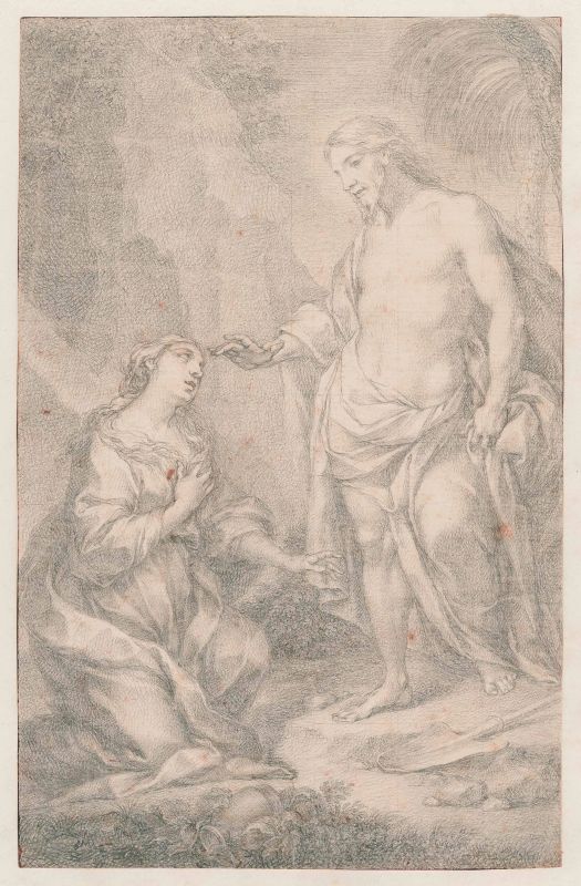 Scuola romana, inizio sec. XVIII  - Auction Works on paper: 15th to 19th century drawings, paintings and prints - Pandolfini Casa d'Aste