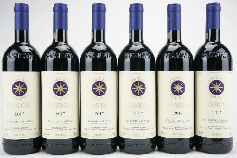      Sassicaia Tenuta San Guido 2017   - Auction Il Fascino e l'Eleganza - A journey through the best Italian and French Wines - Pandolfini Casa d'Aste