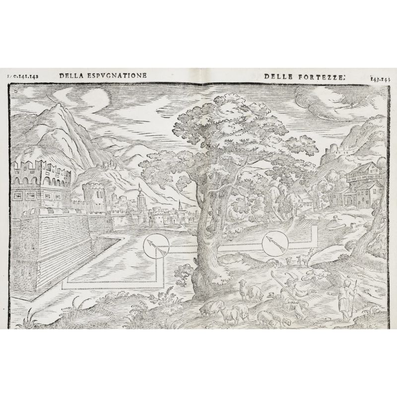 Busca, Gabriello. Della espugnatione et difesa delle fortezze. Torino, Bevilacqua, 1585.  - Asta LIBRI, MANOSCRITTI, AUTOGRAFI E STAMPE - Pandolfini Casa d'Aste