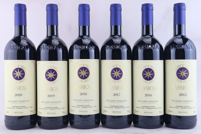 



Sassicaia Tenuta San Guido   - Asta La Joie du Vin - Vini Pregiati e da Collezione - Pandolfini Casa d'Aste