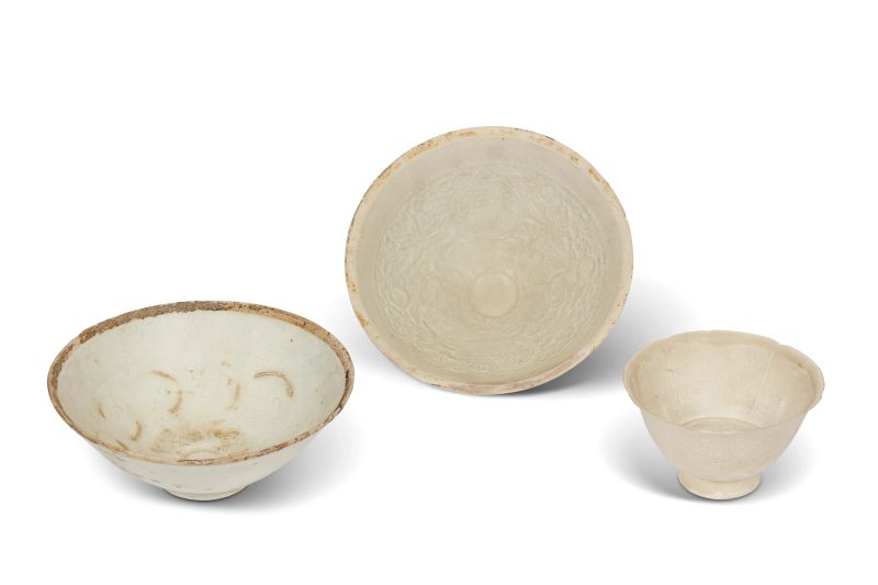 THREE BOWLS, CHINA, SONG DYNASTY, 10TH-12TH CENTURIES  - Auction Asian Art | &#19996;&#26041;&#33402;&#26415; - Pandolfini Casa d'Aste