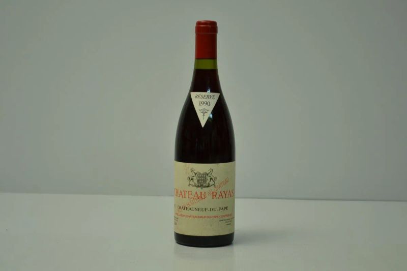 Chateau Rayas Chateauneuf-du-Pape Reserve 1990  - Auction FINE WINES FROM IMPORTANT ITALIAN CELLARS - Pandolfini Casa d'Aste