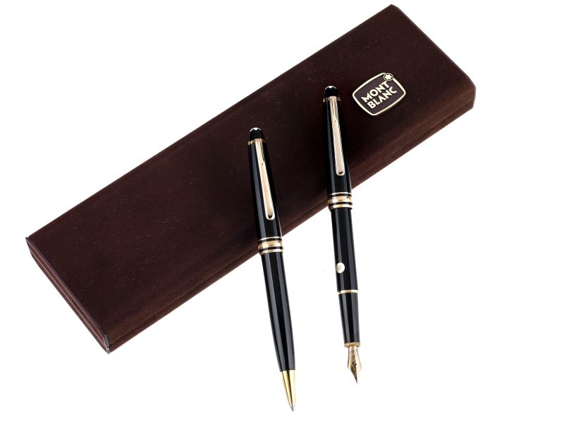      MONTBLANC COPPIA DI PENNE   - Auction ONLINE AUCTION |  JEWELS WATCHES AND PENS - Pandolfini Casa d'Aste