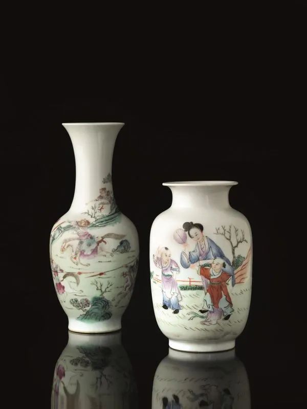 DUE VASI CINA SEC.XX  - Auction Asian Art - Pandolfini Casa d'Aste