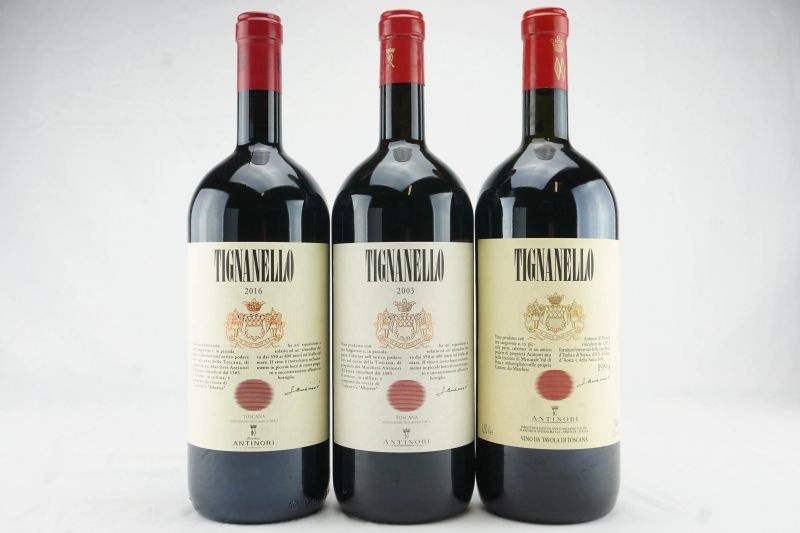 Tignanello Antinori  - Auction THE SIGNIFICANCE OF PASSION - Fine and Rare Wine - Pandolfini Casa d'Aste