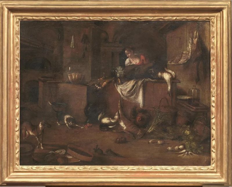 Ambito di Giandomenico Valentino, fine sec. XVII  - Auction 19th century Paintings - II - Pandolfini Casa d'Aste
