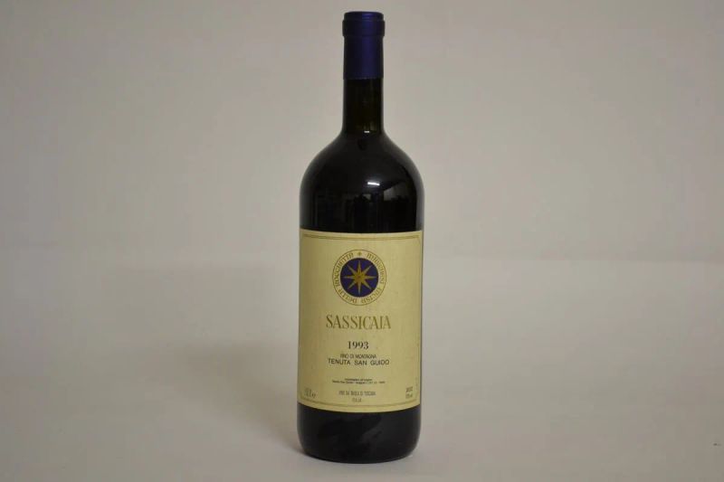 Sassicaia Tenuta San Guido 1993  - Asta PANDOLFINI PER EXPO 2015: VINI PREGIATI E DA COLLEZIONE - Pandolfini Casa d'Aste