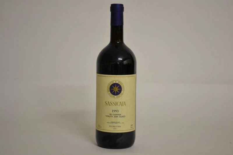Sassicaia Tenuta San Guido 1993  - Auction PANDOLFINI FOR EXPO 2015: Finest and rarest wines - Pandolfini Casa d'Aste