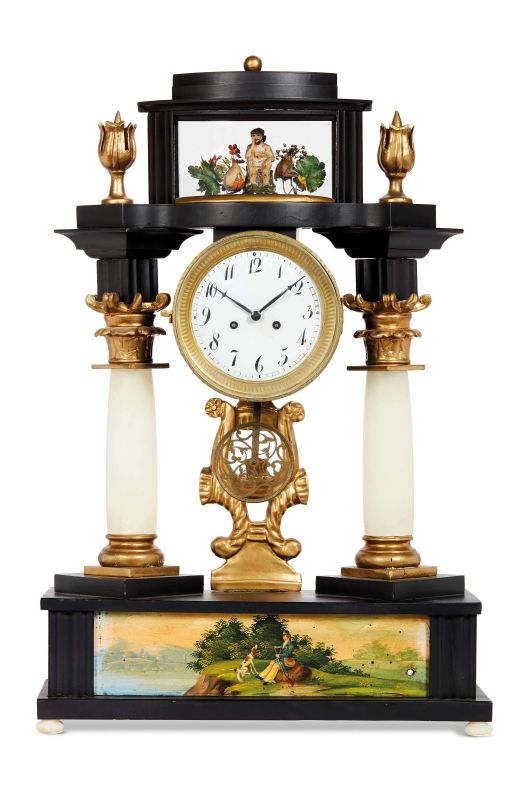      OROLOGIO A PORTICO, SECOLO XX   - Auction Online Auction | Furniture and Works of Art from Veneta proprietY - PART TWO - Pandolfini Casa d'Aste