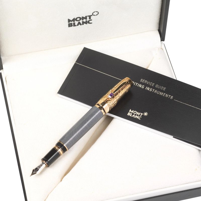 Montblanc : MONTBLANC BOHEME PIROUETTE LILAS FOUNTAIN PEN  - Auction TIMED AUCTION | WATCHES AND PENS - Pandolfini Casa d'Aste