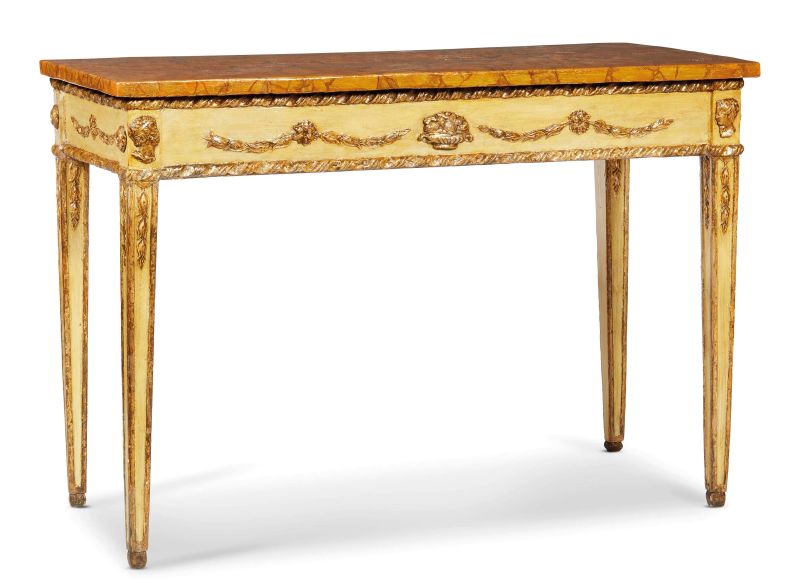      CONSOLE, PERIODO LUIGI XVI   - Auction Online Auction | Furniture, Works of Art and Paintings from Veneta propriety - Pandolfini Casa d'Aste