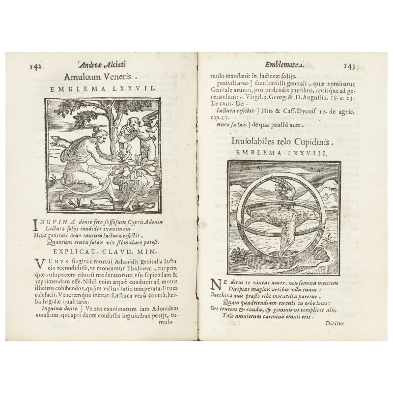Alciati, Andrea. Emblemata. Padova, Tozzi, 1618.  - Asta LIBRI, MANOSCRITTI, AUTOGRAFI E STAMPE - Pandolfini Casa d'Aste