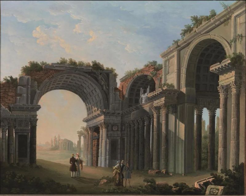 Pittore nordeuropeo in italia, inizi sec. XIX  - Auction Old Masters - I - Pandolfini Casa d'Aste