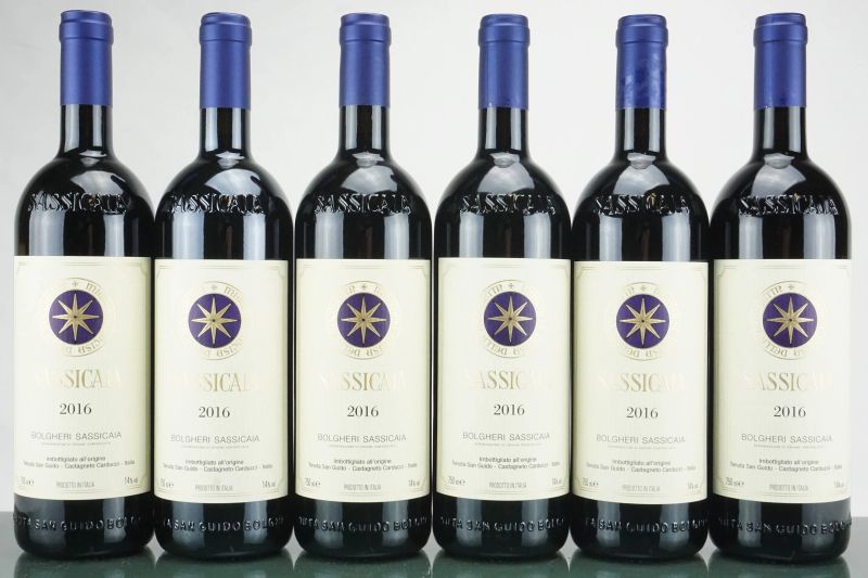 Sassicaia Tenuta San Guido 2016  - Auction L'Essenziale - Fine and Rare Wine - Pandolfini Casa d'Aste
