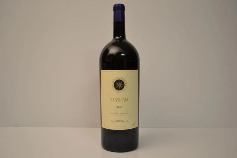 Sassicaia Tenuta San Guido 2002  - Auction Fine Wine and an Extraordinary Selection From the Winery Reserves of Masseto - Pandolfini Casa d'Aste