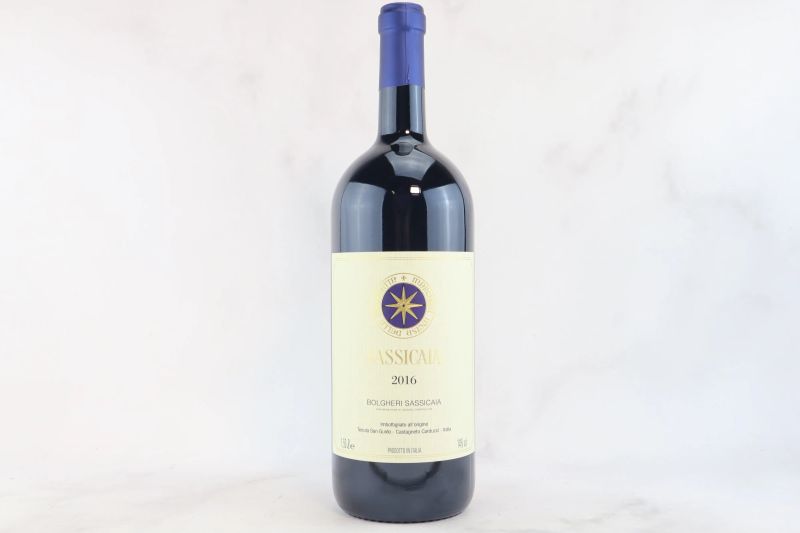 



Sassicaia Tenuta San Guido 2016  - Auction La Joie du Vin - Fine and Rare Wine - Pandolfini Casa d'Aste