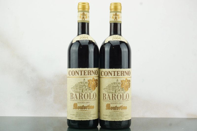 Barolo Monfortino Riserva Giacomo Conterno 2004  - Auction LA RAFFINATEZZA DELLA COMPLESSITA' - Fine and Rare Wine - Pandolfini Casa d'Aste
