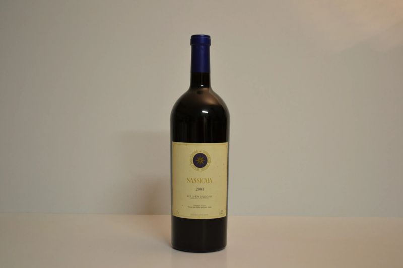 Sassicaia Tenuta San Guido 2001  - Asta Una Prestigiosa Selezione di Vini e Distillati da Collezioni Private - Pandolfini Casa d'Aste