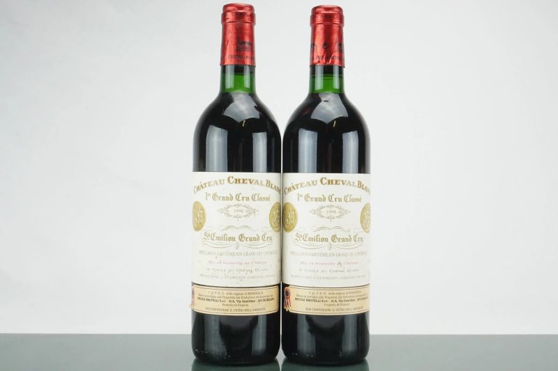 Ch&acirc;teau Cheval Blanc 1998  - Auction L'Essenziale - Fine and Rare Wine - Pandolfini Casa d'Aste
