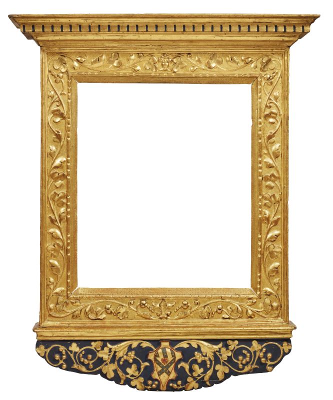      CORNICE A EDICOLA, ITALIA CENTRALE, SECOLO XVI&nbsp;&nbsp;    - Auction THE ART OF ADORNING PAINTINGS: FRAMES FROM RENAISSANCE TO 19TH CENTURY - Pandolfini Casa d'Aste