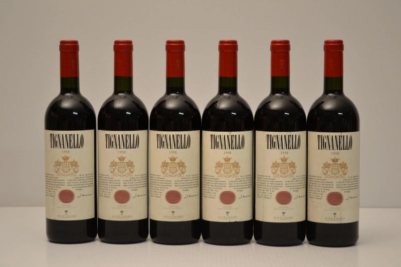 Tignanello Antinori 1998  - Auction An Extraordinary Selection of Finest Wines from Italian Cellars - Pandolfini Casa d'Aste