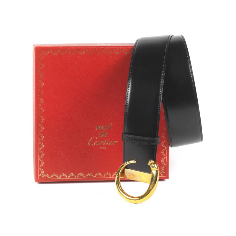 CARTIER CINTURA  - Auction VINTAGE FASHION: HERMES, LOUIS VUITTON AND OTHER GREAT MAISON BAGS AND ACCESSORIES - Pandolfini Casa d'Aste