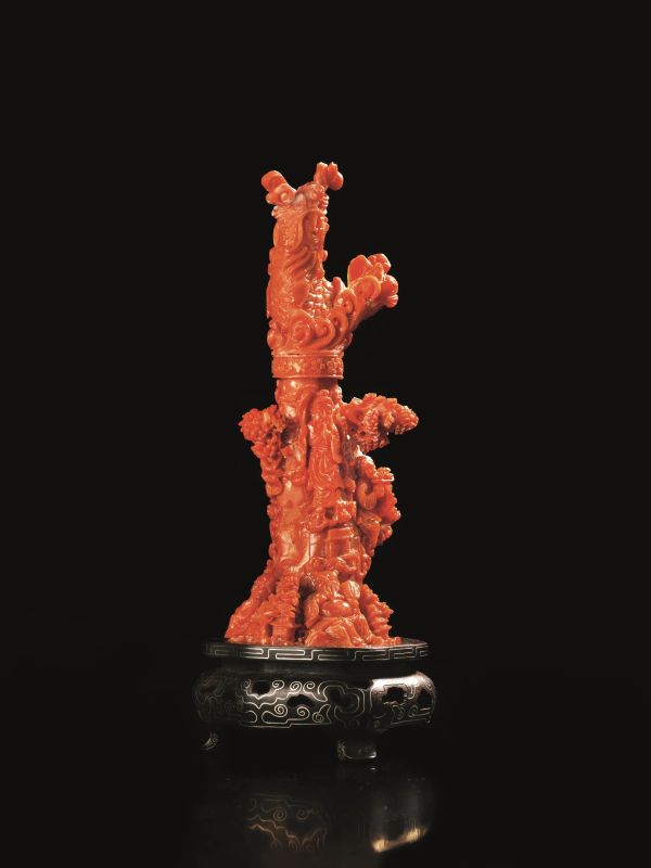 CORALLO, CINA, SEC. XX  - Auction Asian Art - Pandolfini Casa d'Aste