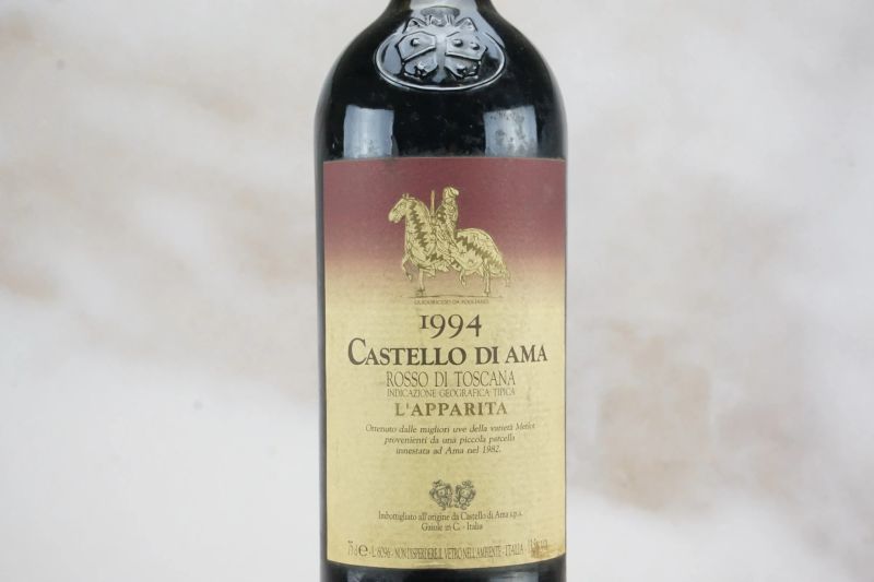 L’Apparita Castello di Ama 1994  - Auction Smart Wine 2.0 | Online Auction - Pandolfini Casa d'Aste