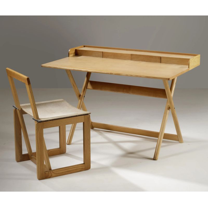 



SCRIVANIA CON SEDIA  - Asta DESIGN E ARTI DECORATIVE DEL '900 - Pandolfini Casa d'Aste