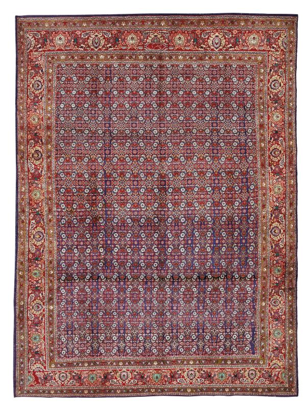      TAPPETO TABRIZ MAHI, PERSIA, 1930   - Auction important antique rugs - Pandolfini Casa d'Aste