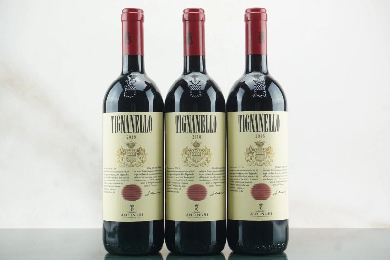 Tignanello Antinori 2018  - Asta Smart Wine 2.0 | Christmas Edition - Pandolfini Casa d'Aste