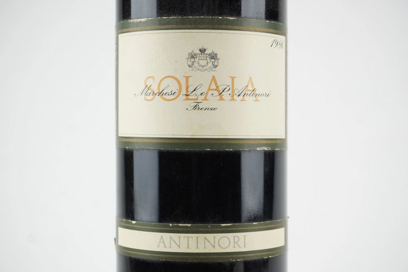 Solaia Antinori 1986  - Auction ONLINE AUCTION | Smart Wine - Pandolfini Casa d'Aste