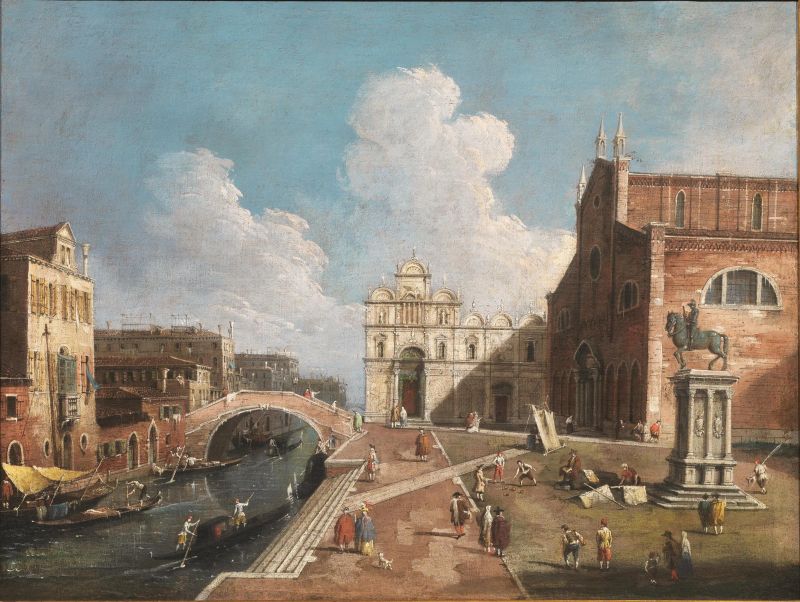 Scuola veneziana, sec. XIX  - Asta Dipinti dal XV al XX secolo - Pandolfini Casa d'Aste