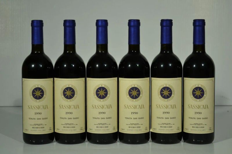 Sassicaia Tenuta San Guido 1990  - Auction Finest and Rarest Wines - Pandolfini Casa d'Aste