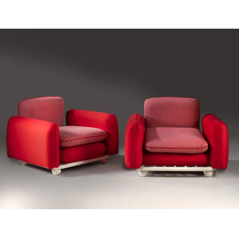 



COPPIA DI POLTRONE&nbsp;   - Asta DESIGN E ARTI DECORATIVE DEL '900 - Pandolfini Casa d'Aste
