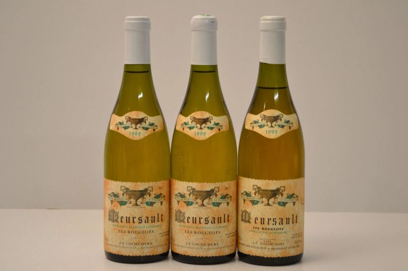 Meursault Les Rougeots Domaine J.-F. Coche Dury  - Auction  An Exceptional Selection of International Wines and Spirits from Private Collections - Pandolfini Casa d'Aste