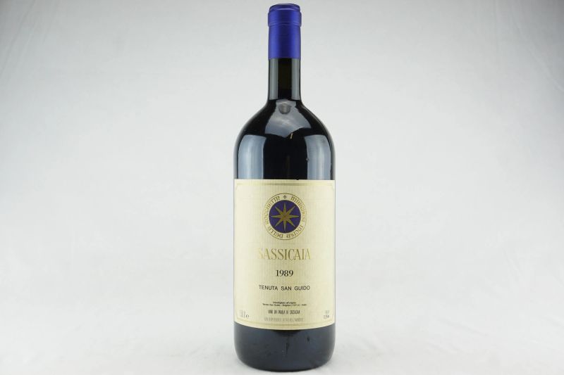 Sassicaia Tenuta San Guido 1989  - Auction THE SIGNIFICANCE OF PASSION - Fine and Rare Wine - Pandolfini Casa d'Aste
