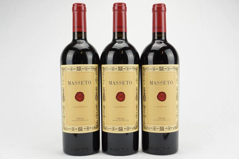      Masseto 2009   - Auction Il Fascino e l'Eleganza - A journey through the best Italian and French Wines - Pandolfini Casa d'Aste
