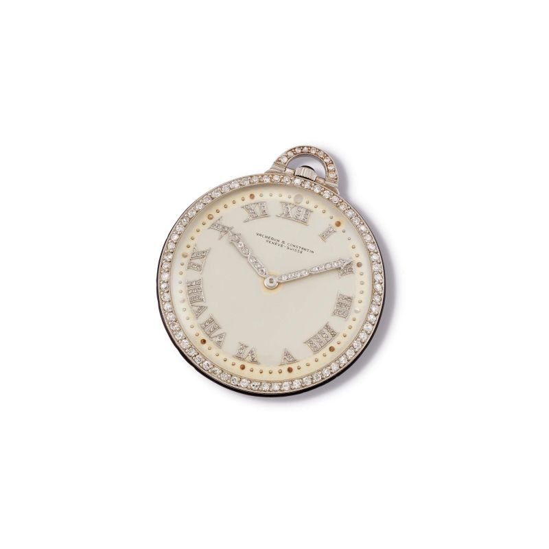 Vacheron Constantin : 



VACHERON &amp; CONSTANTIN OROLOGIO DA TASCA IN ORO BIANCO CON DIAMANTI  - Asta OROLOGI - Pandolfini Casa d'Aste