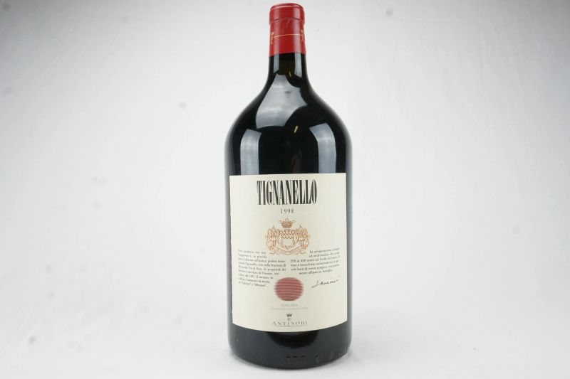      Tignanello Antinori 1998   - Asta L'Arte del Collezionare - Vini italiani e francesi da cantine selezionate - Pandolfini Casa d'Aste