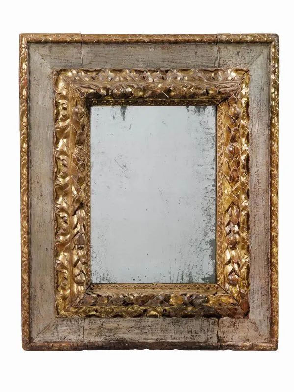 CORNICE CON SPECCHIO, ITALIA SETTENTRIONALE, SECOLO XVII  - Auction The frame is the most beautiful invention of the painter : from the Franco Sabatelli collection - Pandolfini Casa d'Aste
