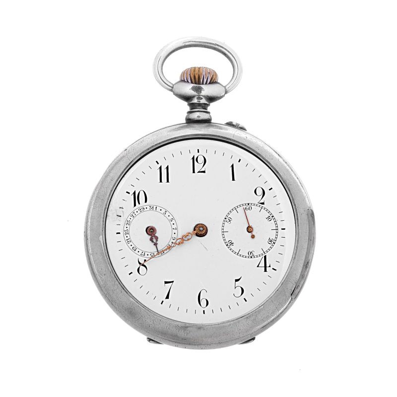 



REPEATER AND CALENDAR POCKET WATCH IN SILVER  - Auction WATCHES AND PENS - Pandolfini Casa d'Aste